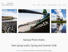 Tablet Screenshot of galwayphotowalks.com